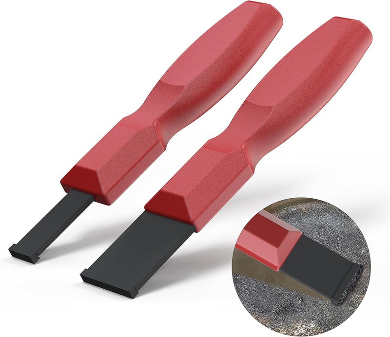 OUXIO Store Carbide Scraper, Super Carbide Gasket Scraper for Metal and Automotive, 1-1/4 Inch and 5/8 Inch Carbide Scraper Set (2-Piece) - Image 1